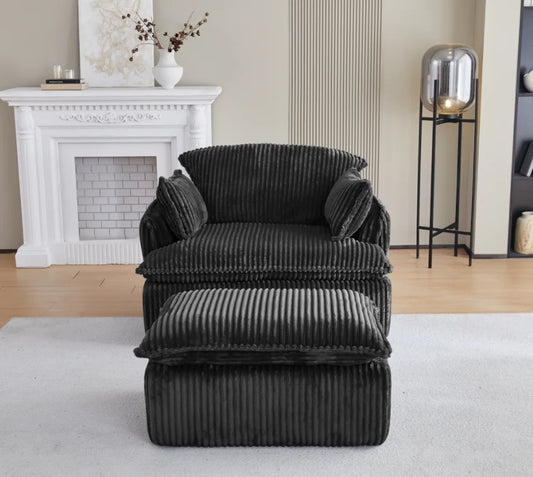 Modern Convertible Futon Sofa Bed Set