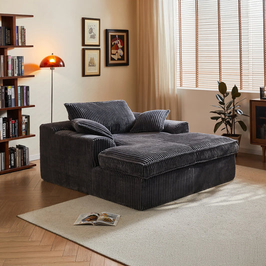 Modern Corduroy Lounge Sofa